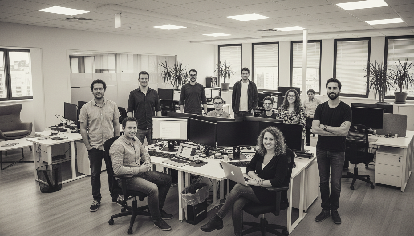 Launchko team in the office